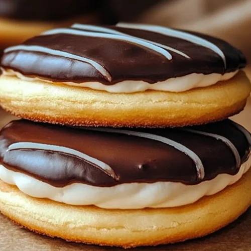 Boston Cream Pie Cookies