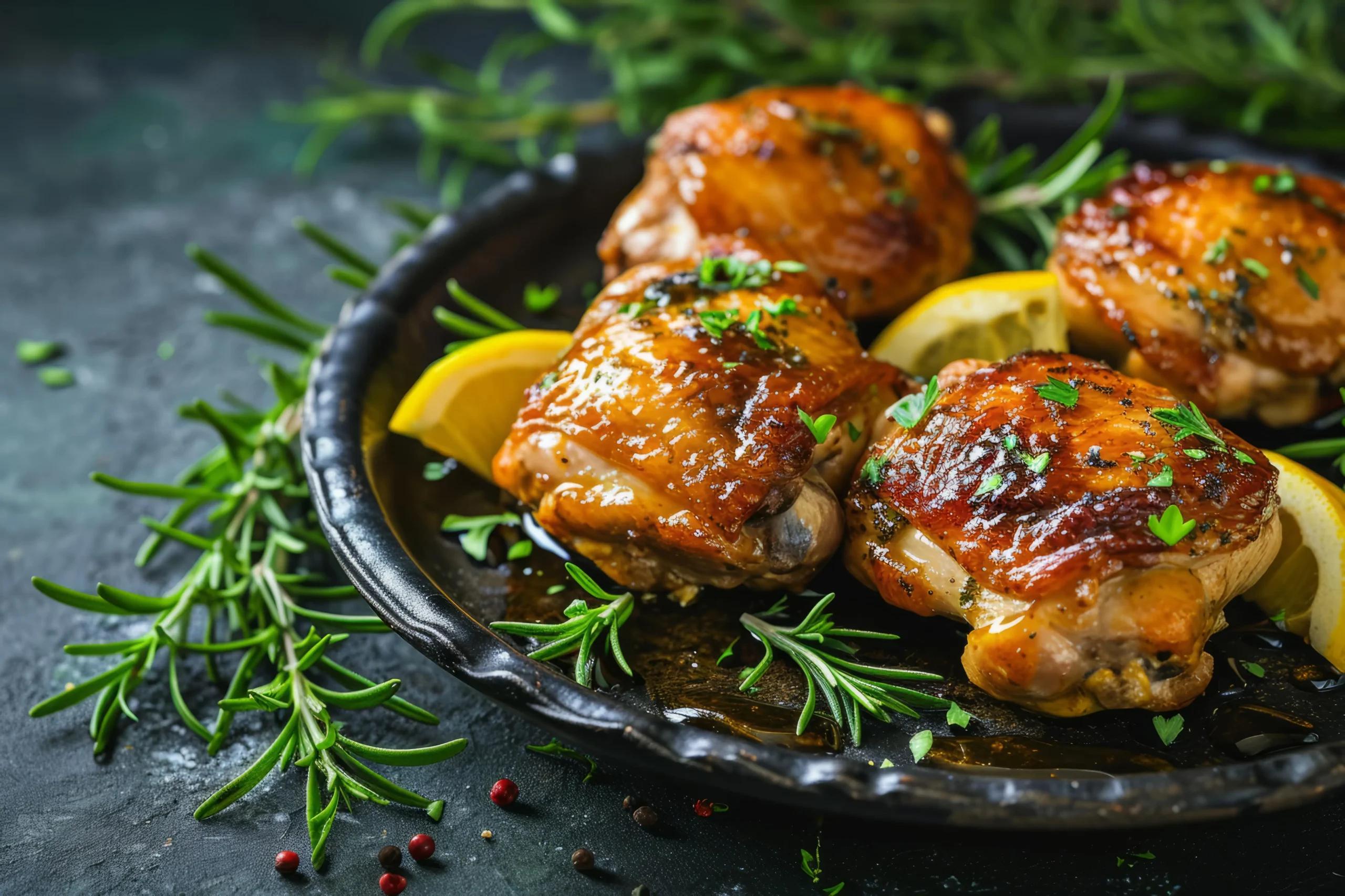 Honey Garlic Chicken Thighs