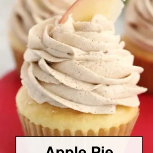 Apple Pie Cupcakes with Cinnamon Buttercream