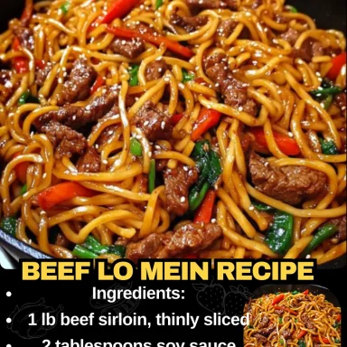 Beef Lo Mein Recipe