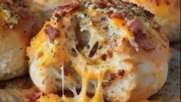 Bacon Cheeseburger Garlic Bombs