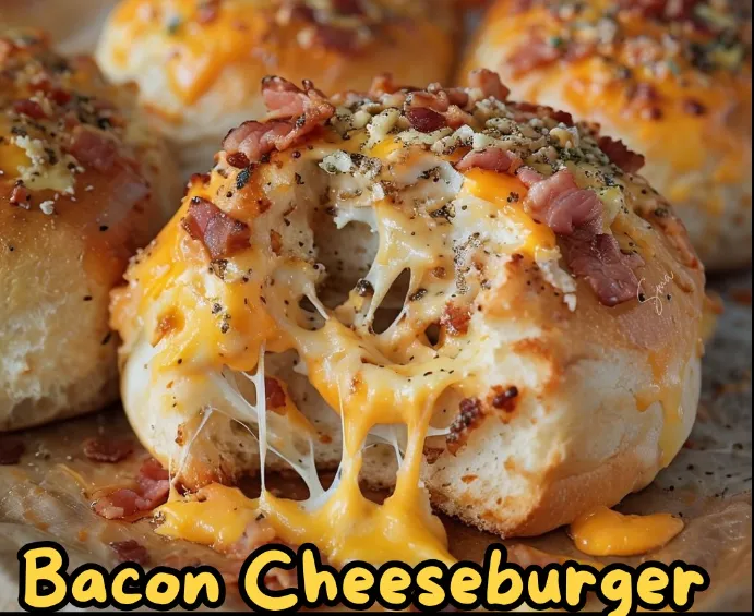 Bacon Cheeseburger Garlic Bombs