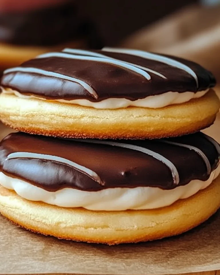 Boston Cream Pie Cookies