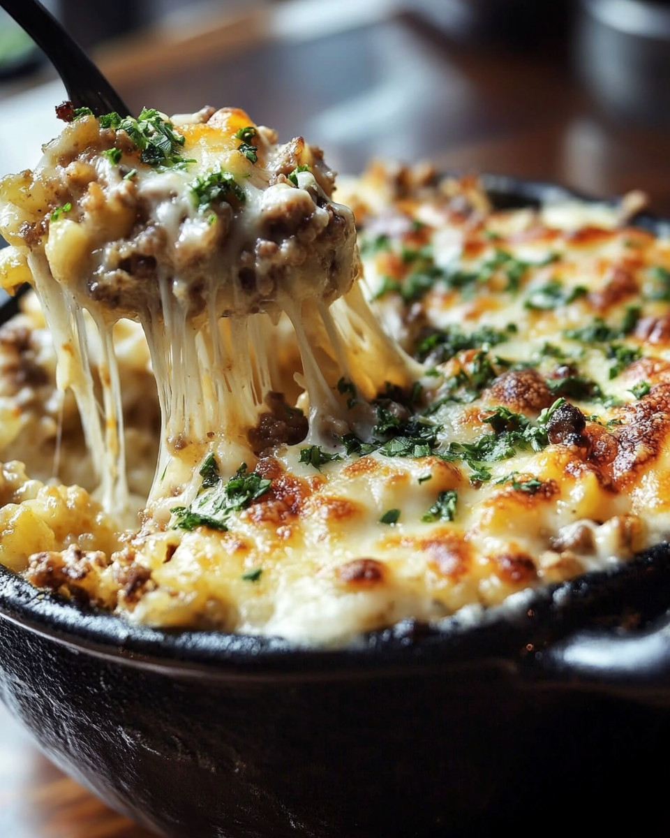 Cheesy Ground Beef Rice Casserole Newsile