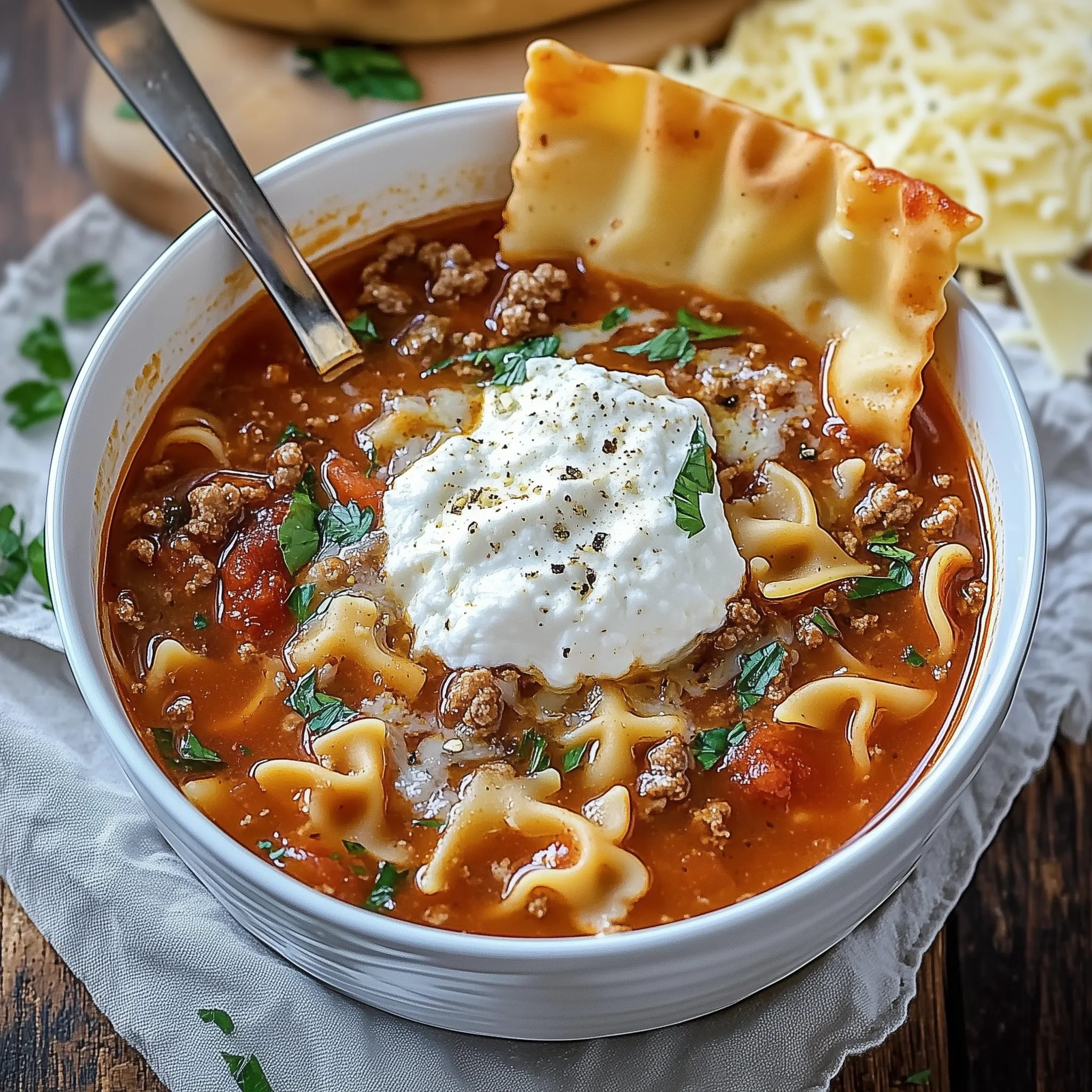 Lasagna Soup