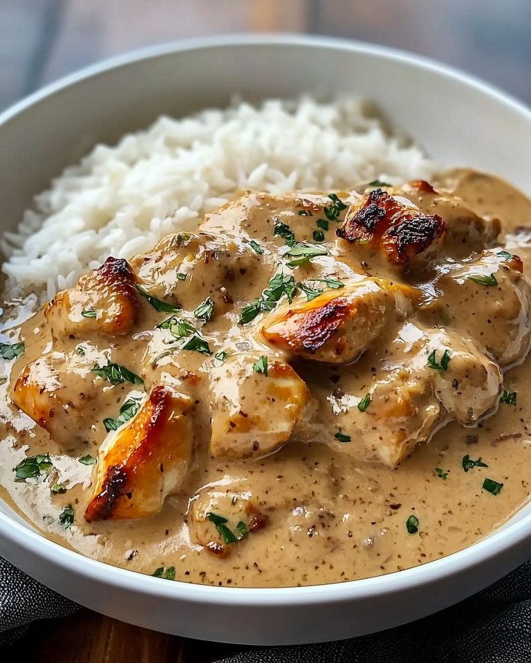 Deliciously Creamy Smothered Chicken and Rice