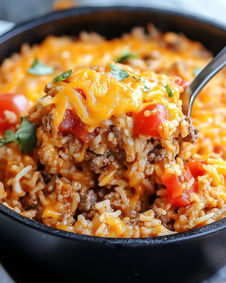 Cheesy Taco Rice
