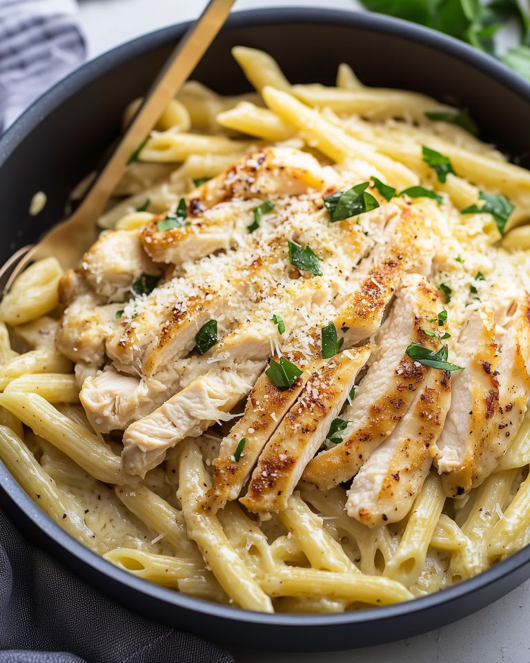 Garlic Parmesan Chicken Pasta