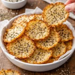 Delicious easy keto cottage cheese chips for a healthy snack