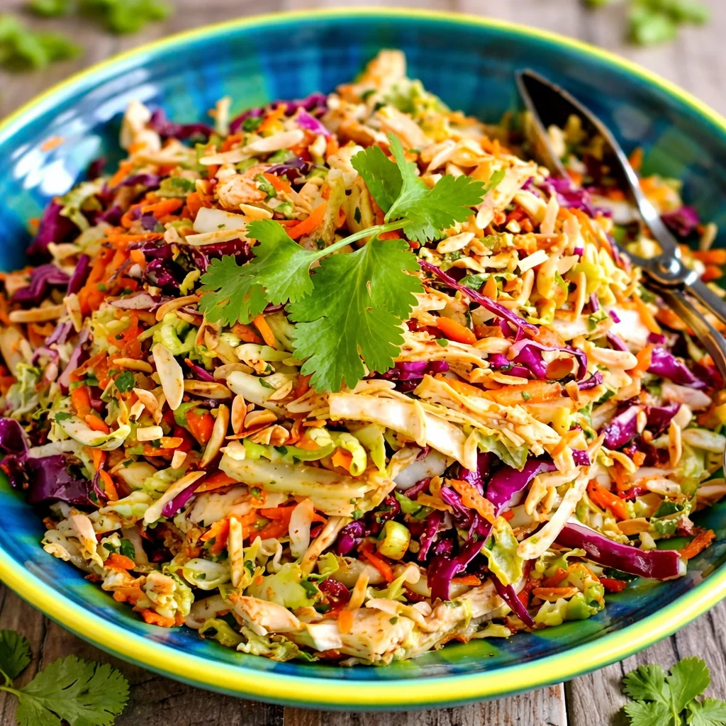Delicious Mediterranean-style salad with fresh ingredients and vibrant dressing.