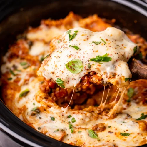 Delicious easy crockpot meals for busy families served in a bowl.