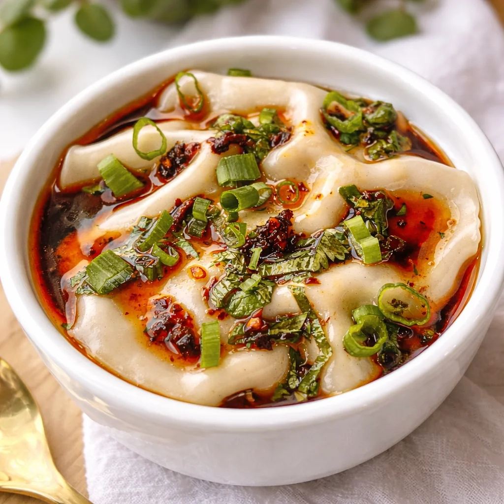Viral dumpling lasagna with layers of pork and wonton wrappers, a cozy dish.